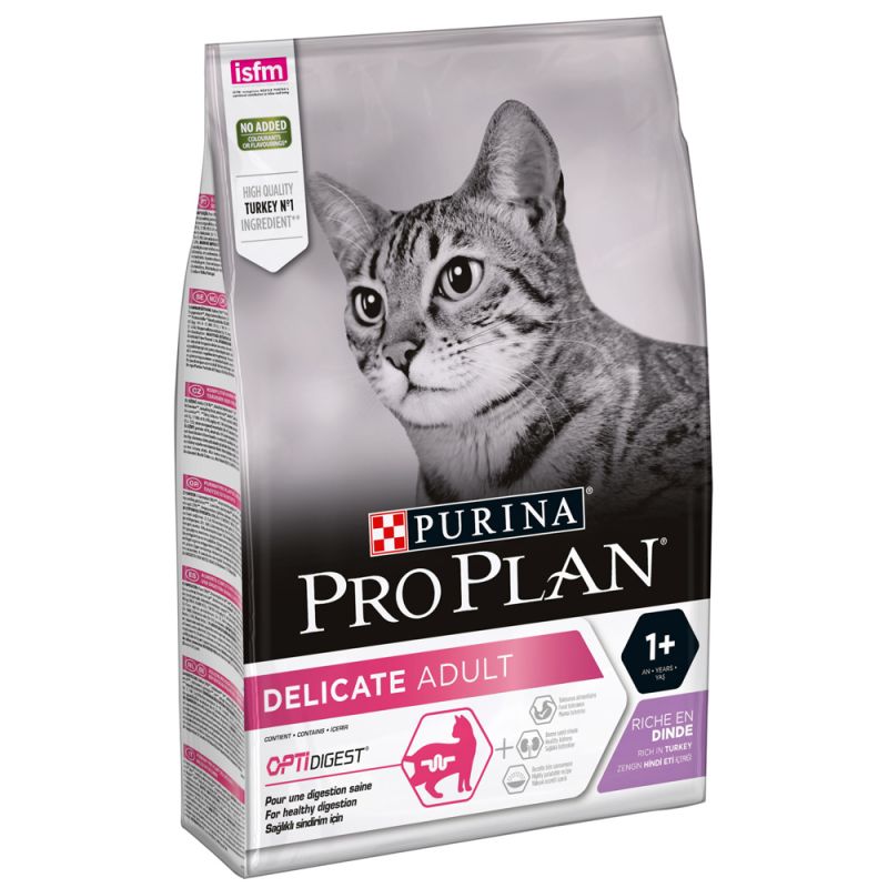 Purina Proplan Delicate Adult Cat Turkey 10